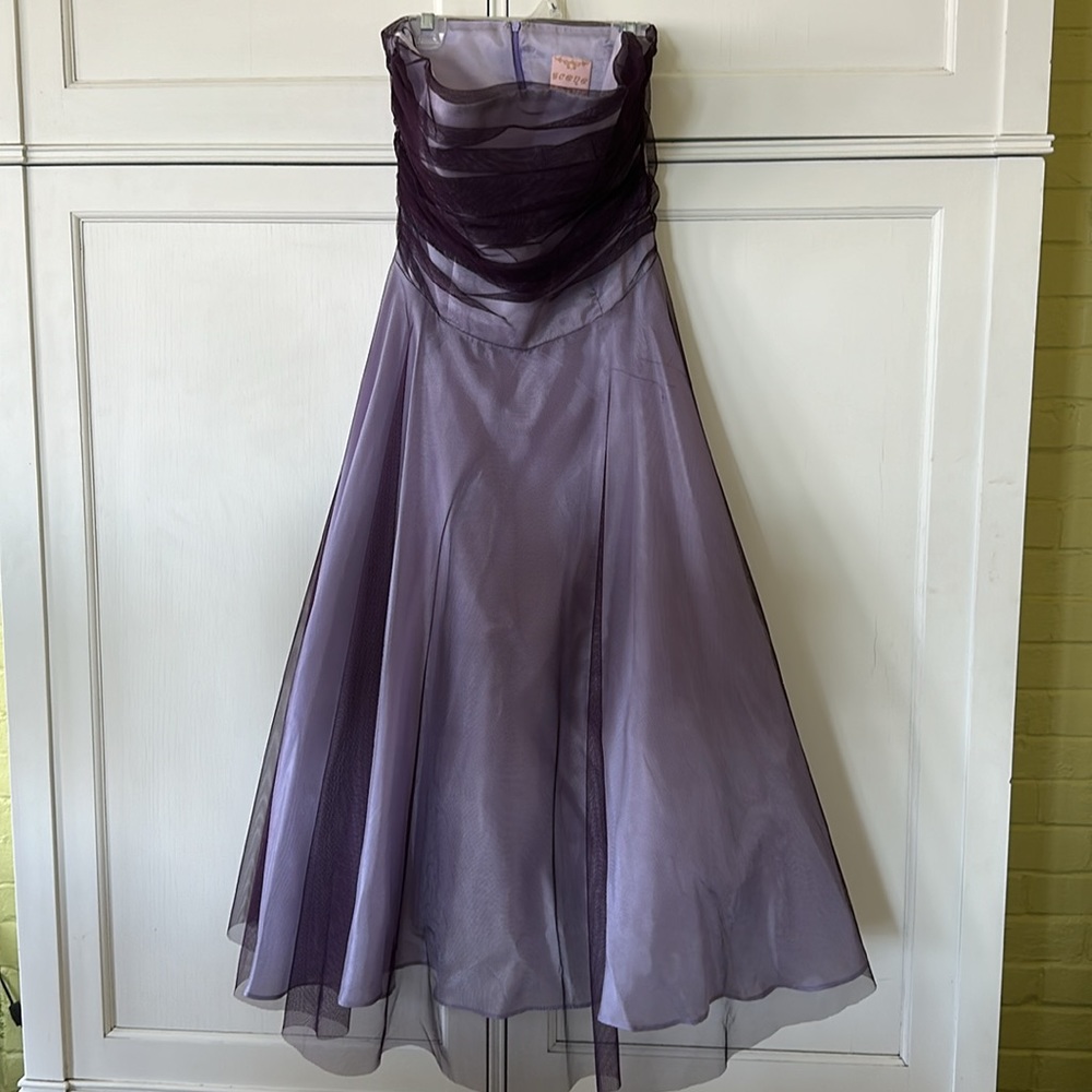 Size 11/12 purple strapless dress